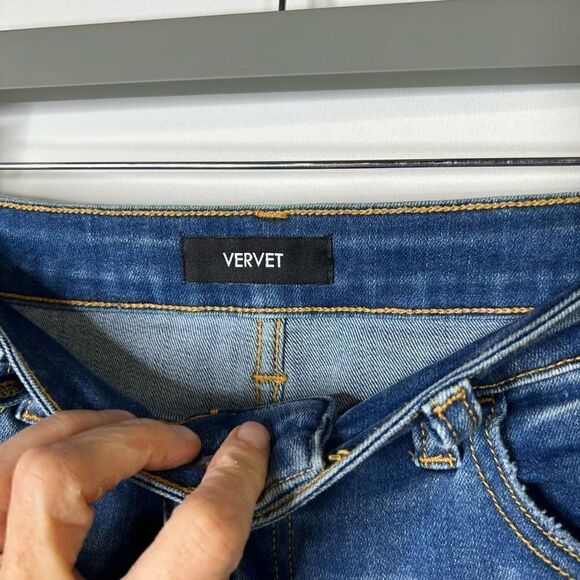 Vervet High Rise Skinny Jeans Distressed - Picture 5 of 10